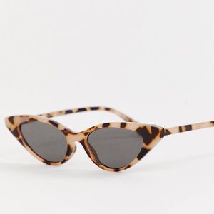 Asos Skinny Cat Eye Tortoise 90’s Sunglasses